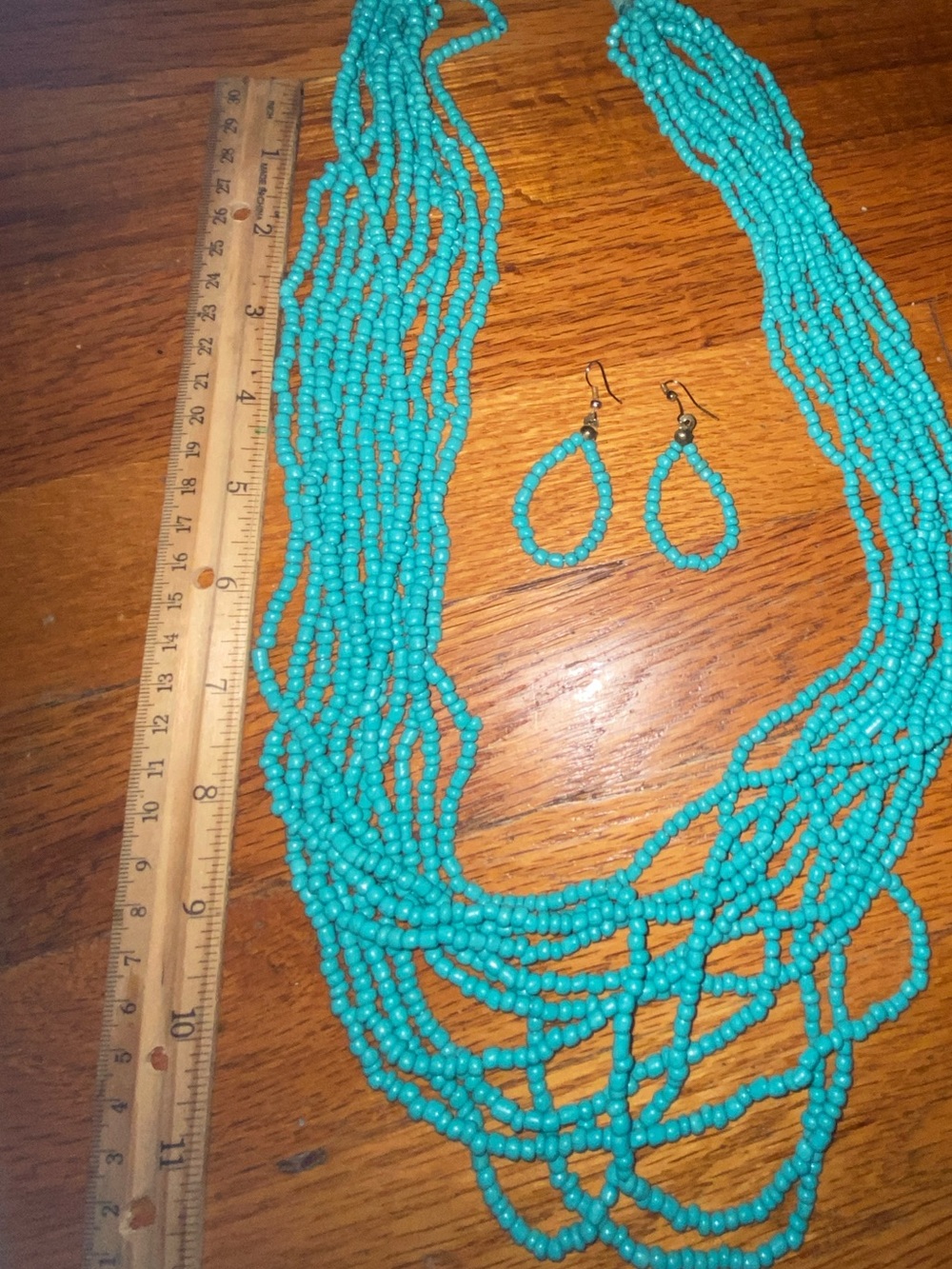 Turquoise Necklace & Earrings Set